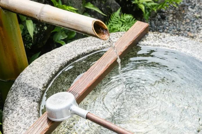 petite fontaine japonaise